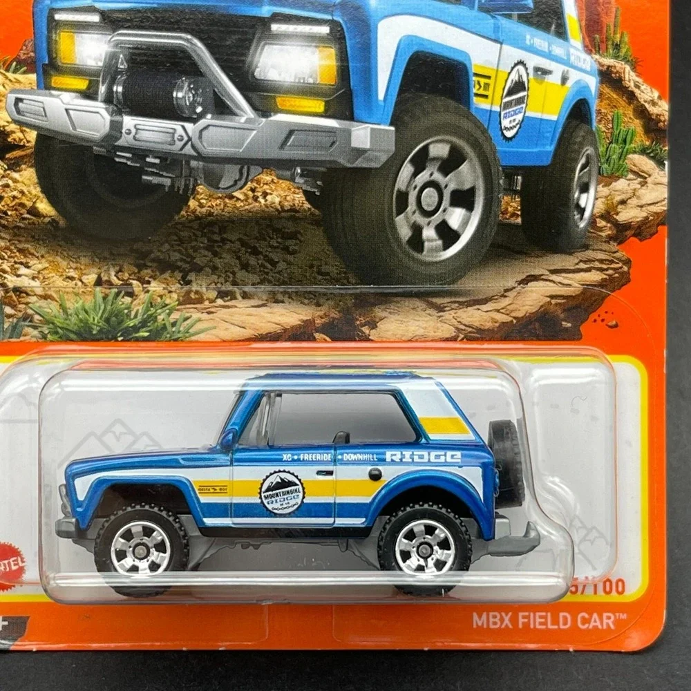 Matchbox‎ MBX Field Car 4x4 Off Road Trail Jeep Blue Diecast 1/64 Scale #15/100